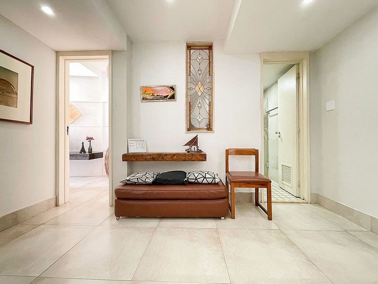 Flat Praia de Copacabana - Pé na areia 605