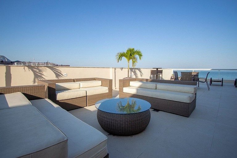 Flat Praia de Copacabana - Pé na areia 605