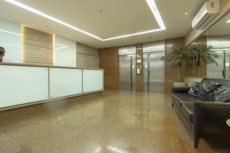 Flat Praia de Copacabana - Pé na areia 605