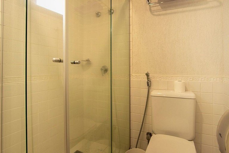 Flat Praia de Copacabana e Ipanema - Piscina Sauna Academia