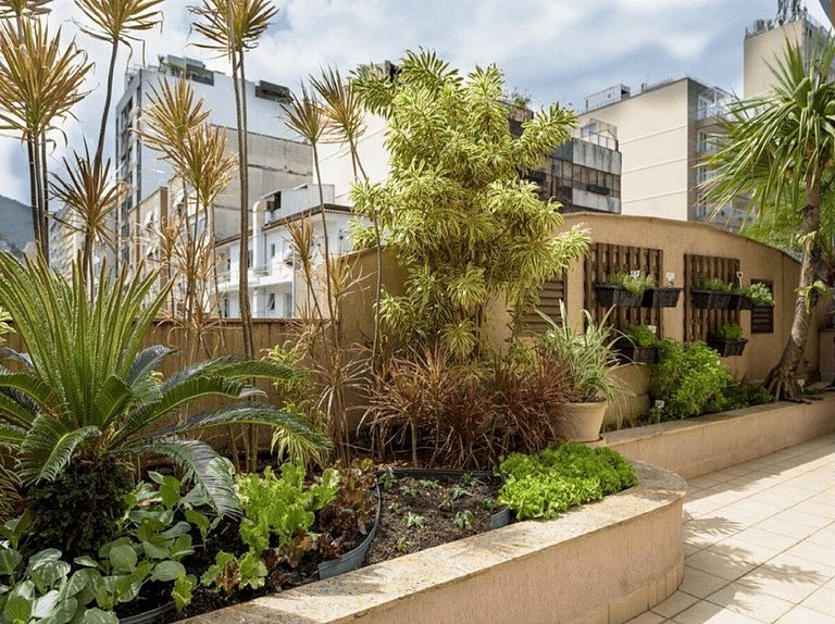Flat Praia de Copacabana Ipanema - Piscina Sauna Academia Wo