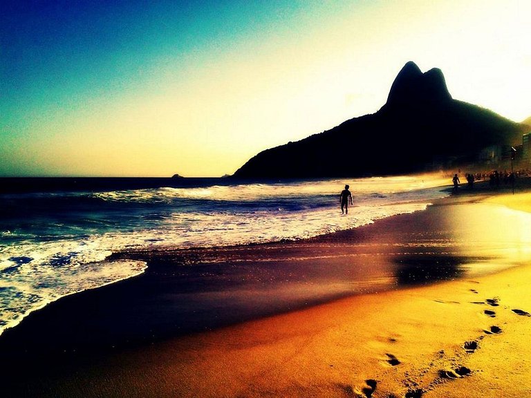 Flat Praia de Copacabana Ipanema - Piscina Sauna Academia Wo