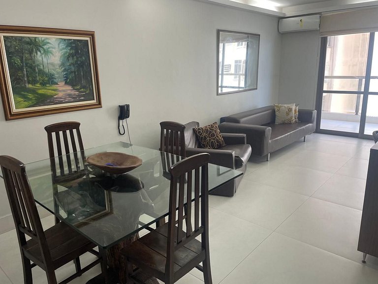 Flat Praia de Copacabana - Varanda Vista Mar Garagem - Pé na