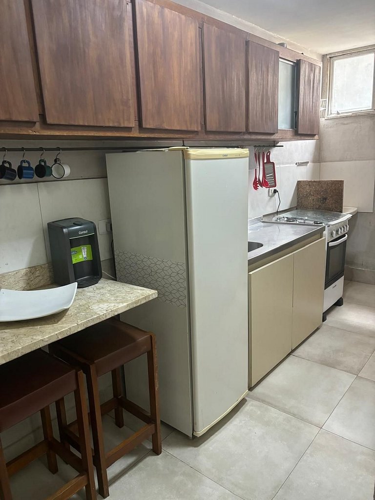 Flat Praia de Copacabana - Pé na areia 605