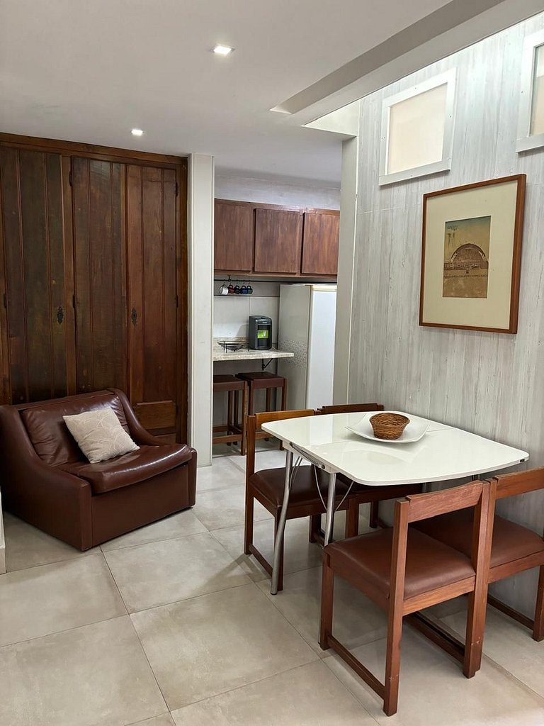 Flat Praia de Copacabana - 2 quartos garagem terraço panorâm